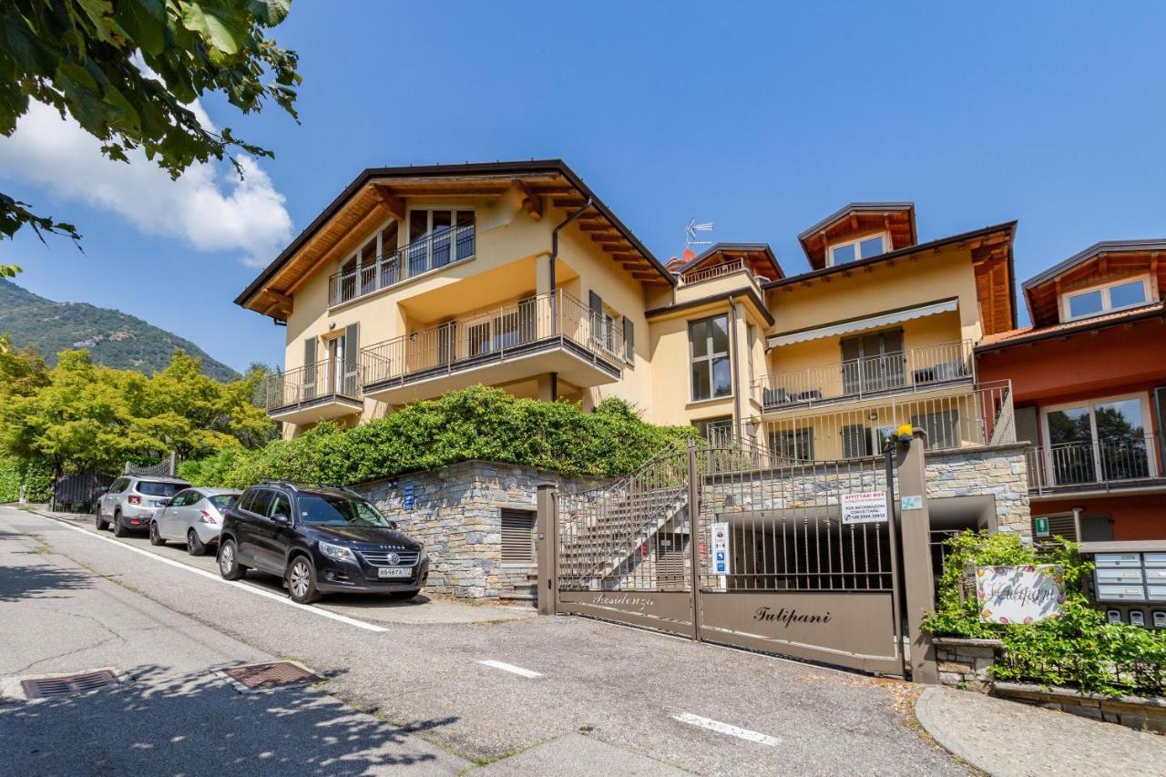 Como Lake Nest - Studio With Garden Tremezzo Exteriör bild